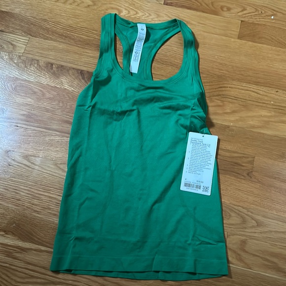 NWT Lululemon Swiftly Tech Tank Top hip Length size 4-raceway green - Picture 1 of 5